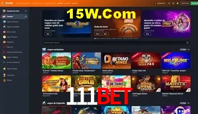 Jackpots e promoções na 111bet